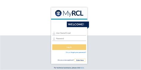 myrcl|my rcl university log in.